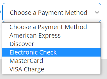 Payment options