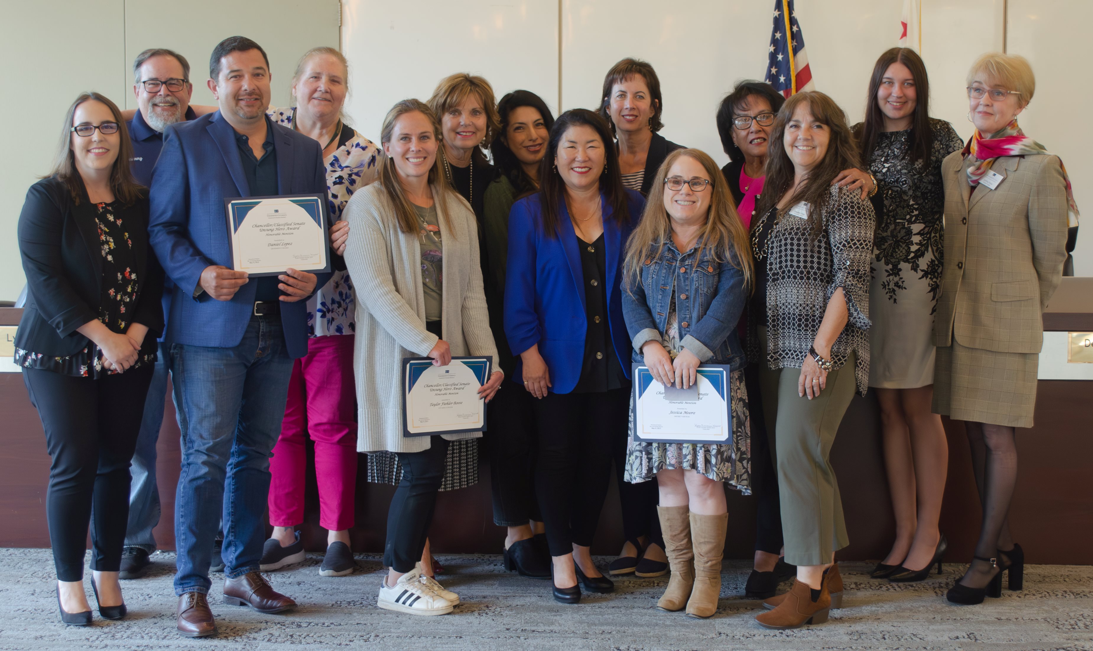 GCCCD Chancellor and Classified Senate Award Winners 2023