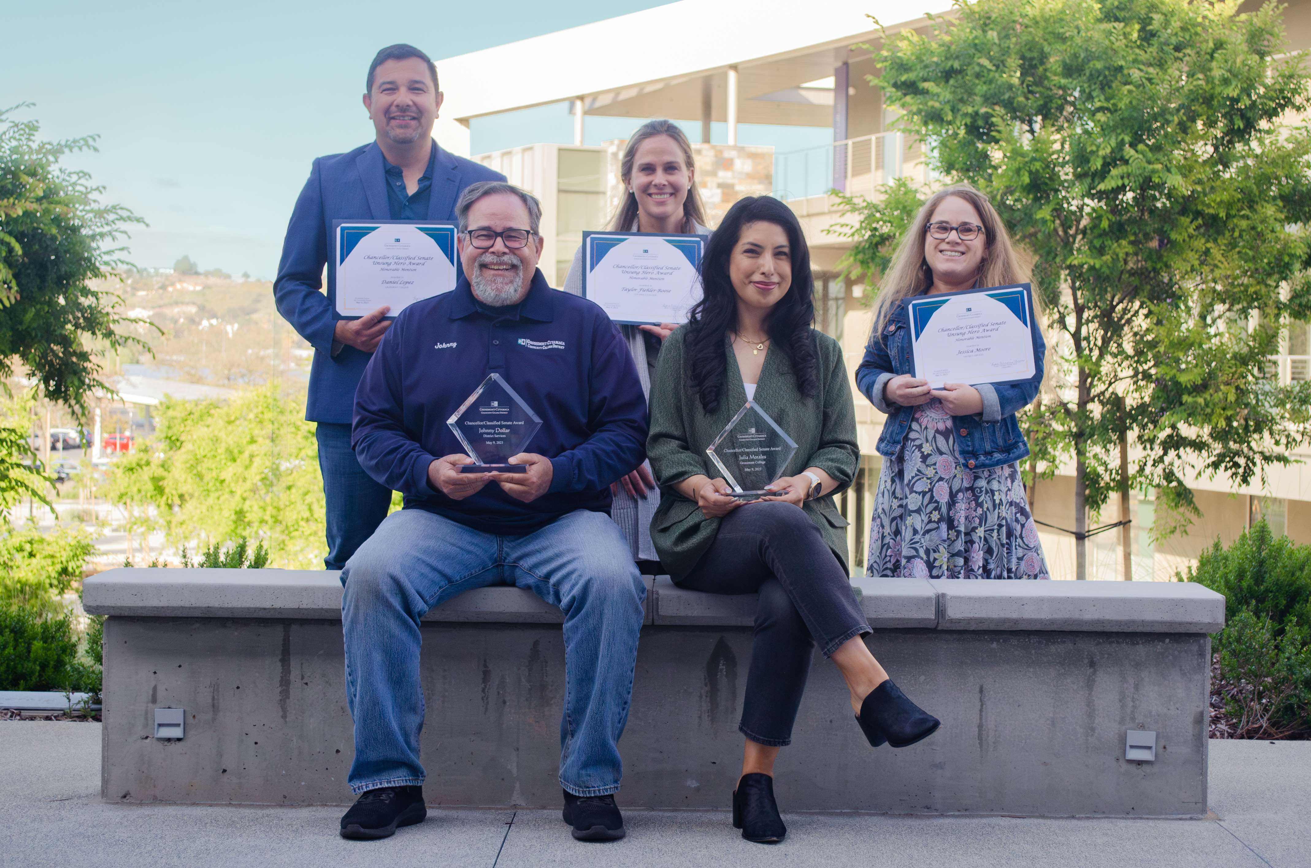 GCCCD Chancellor and Classified Senate Award Winners 2023