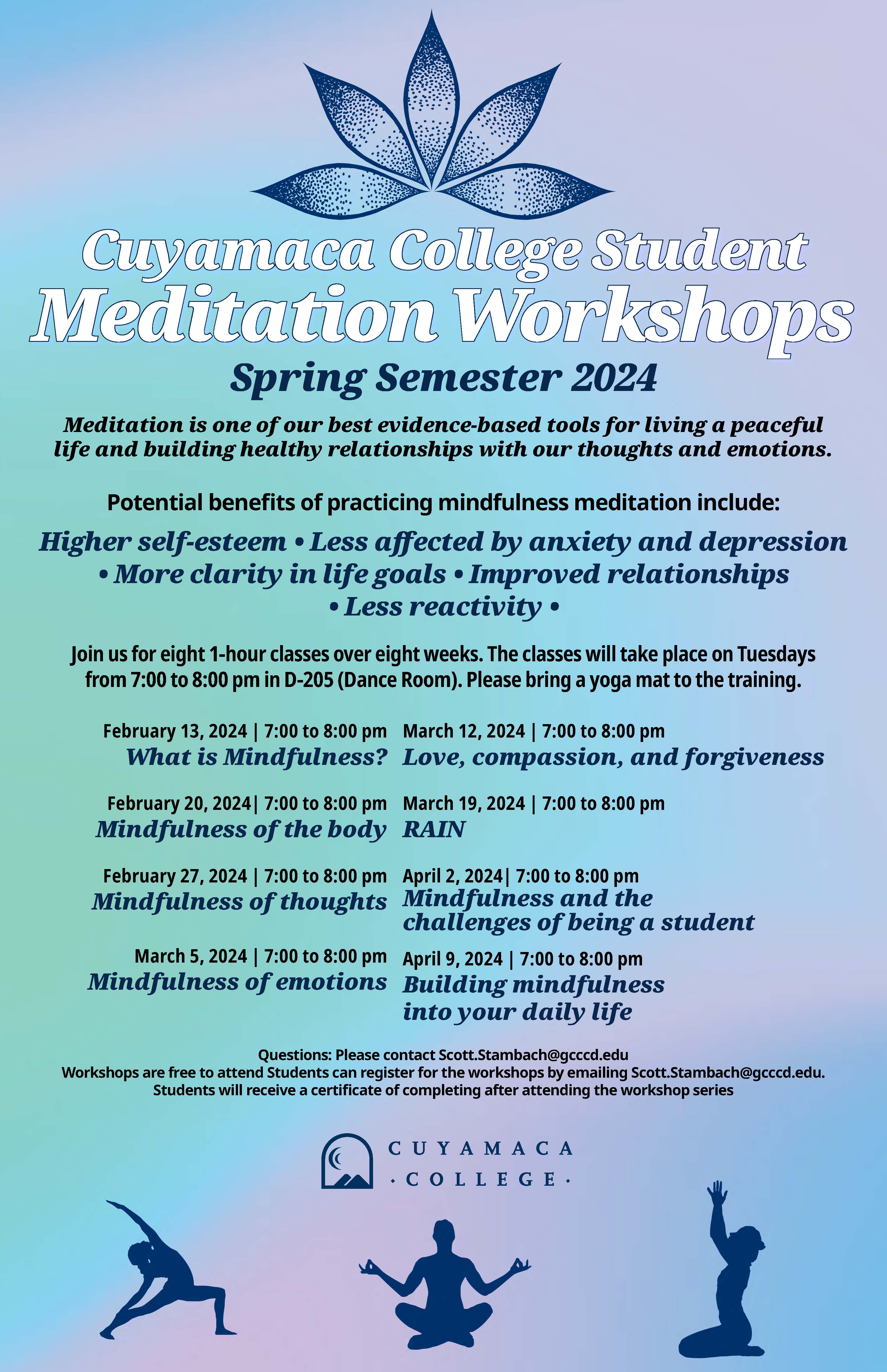Student Meditaion Workshops