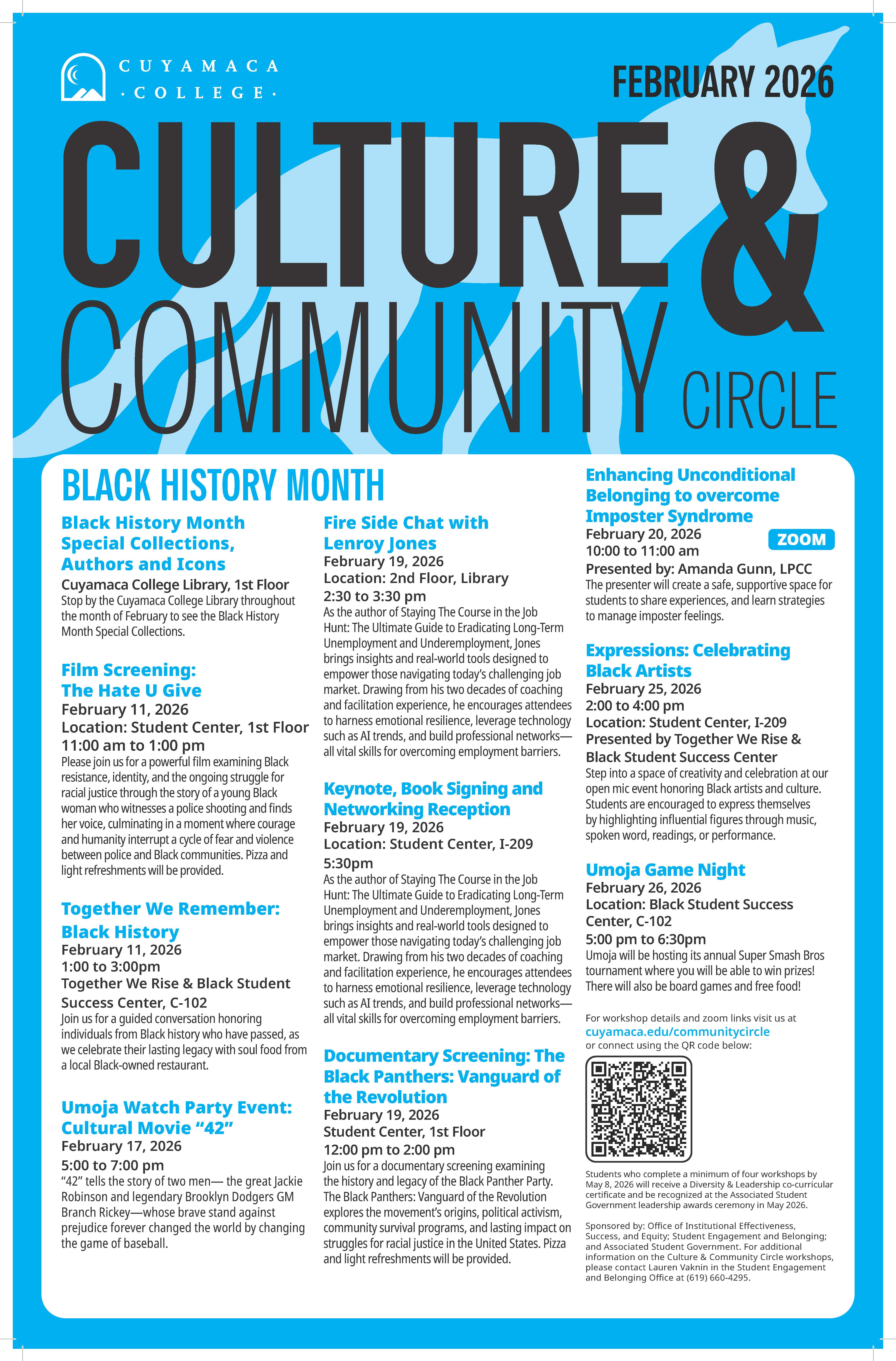 Culture and Community Circle - FEB2026