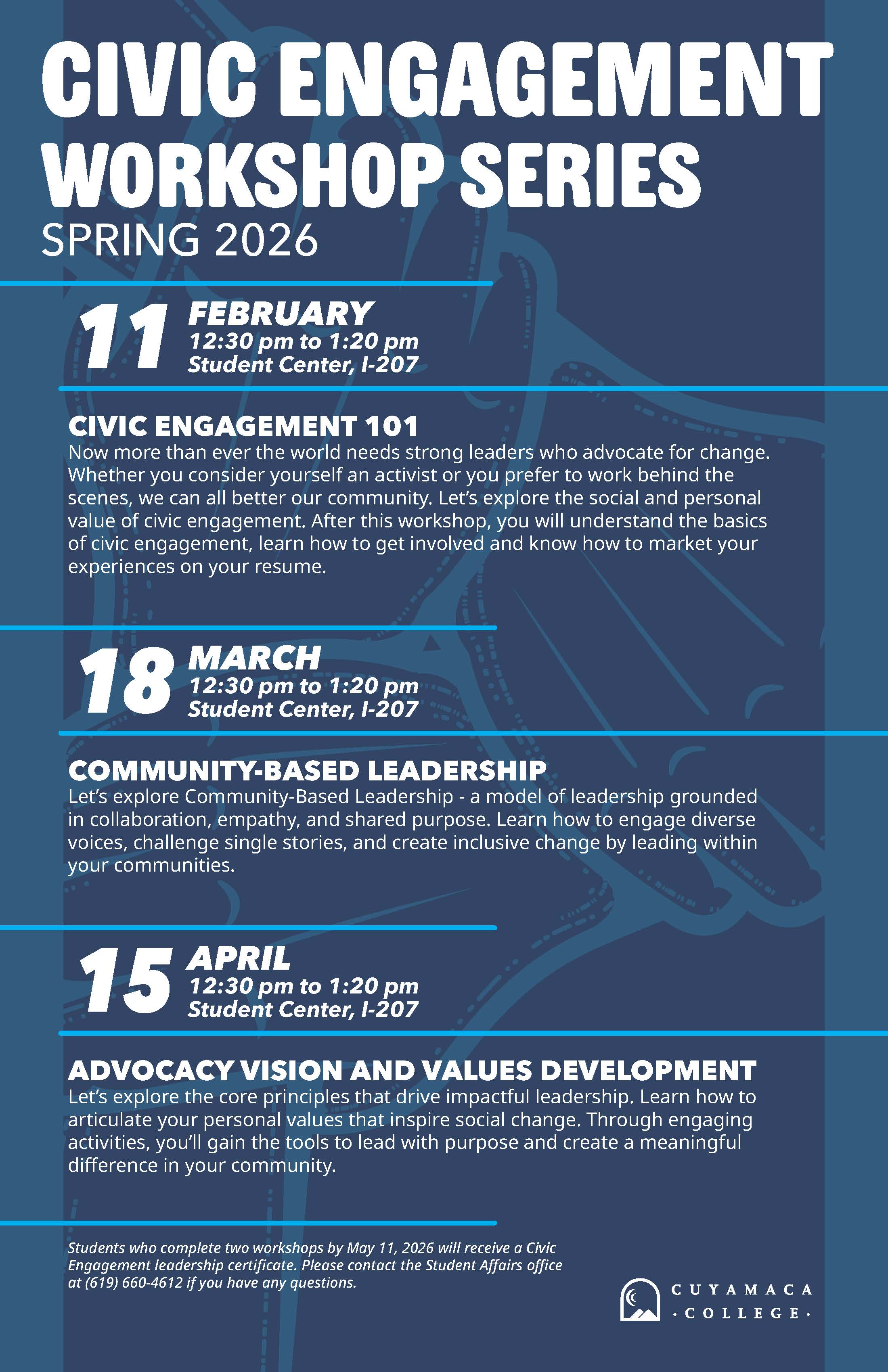civic engagement series 2026