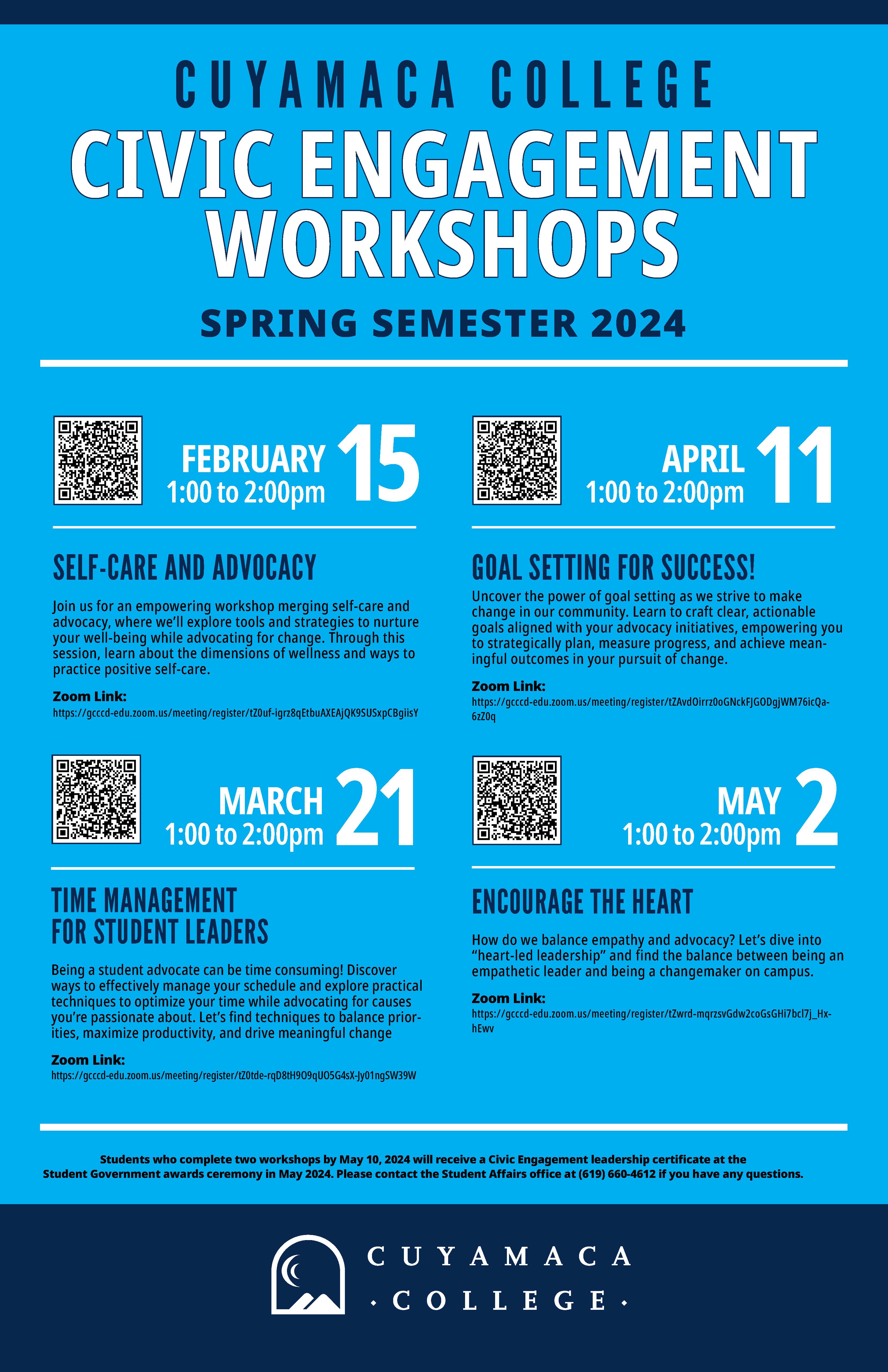 Civic Engagement Workshops