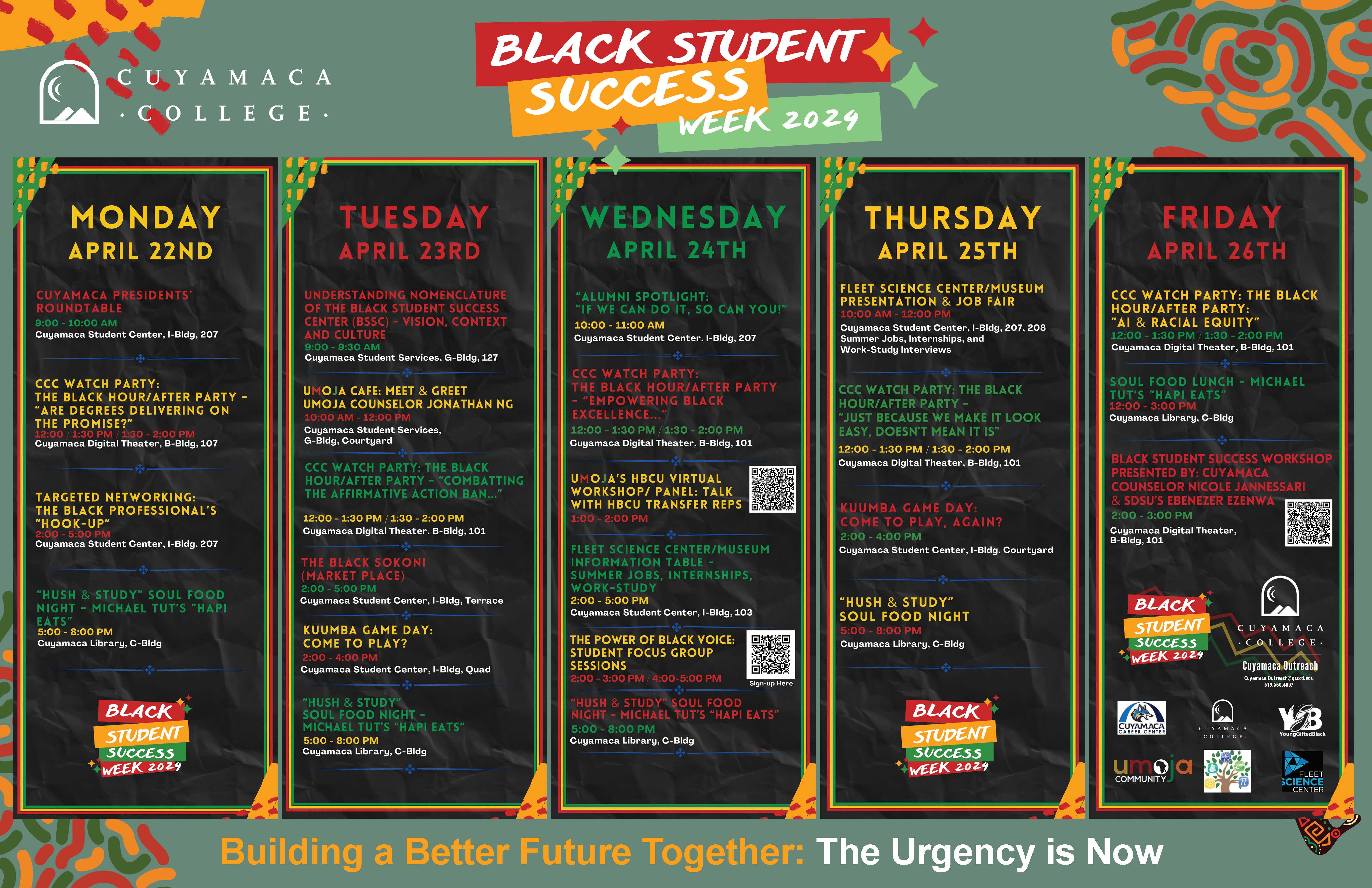 black student success week